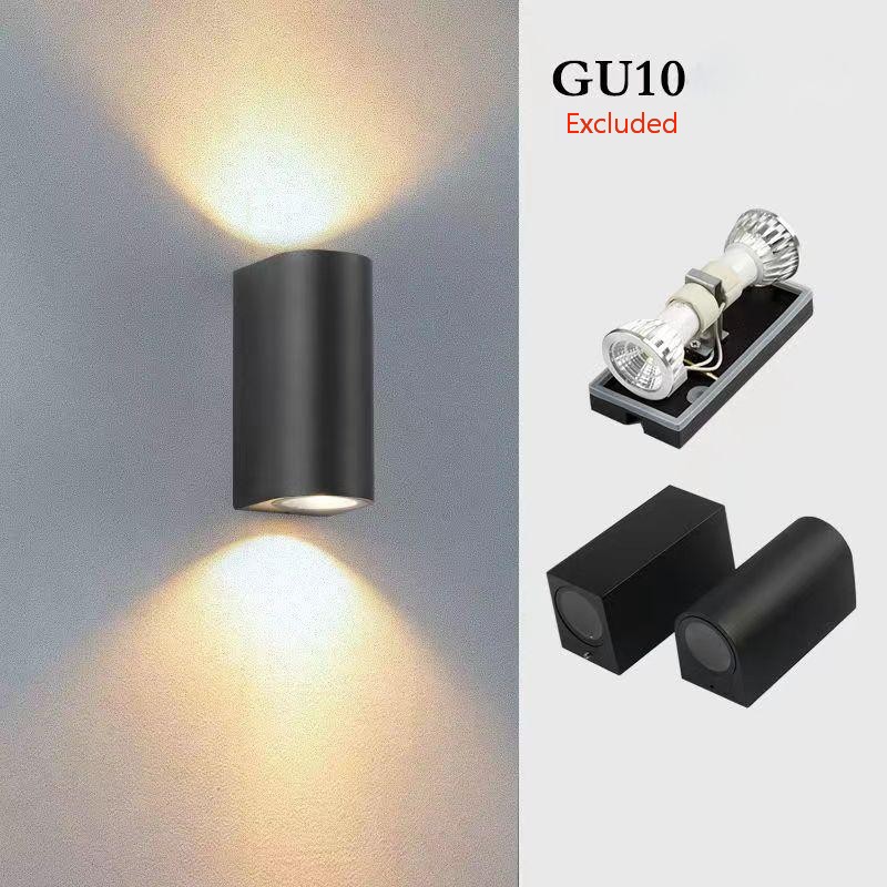 High Quality Outdoor up Down Lighting Wall Mounted Outdoor Led Wall Light Aluminum Body Decorative Outdoor Wall Lamps for Home