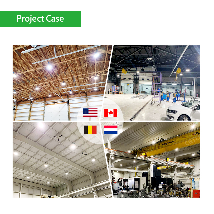 ETL DLC LED UFO Project 240W 200W 150W 100W Industrial Lighting System Lighting Fixture 100-277v High Bay Light