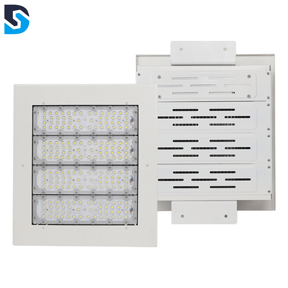 100W LED Explosion-Proof Canopy Light for Toll Station Oil Lamp with Emergency Feature IP65 Rating for Warehouse &amp; Office Use