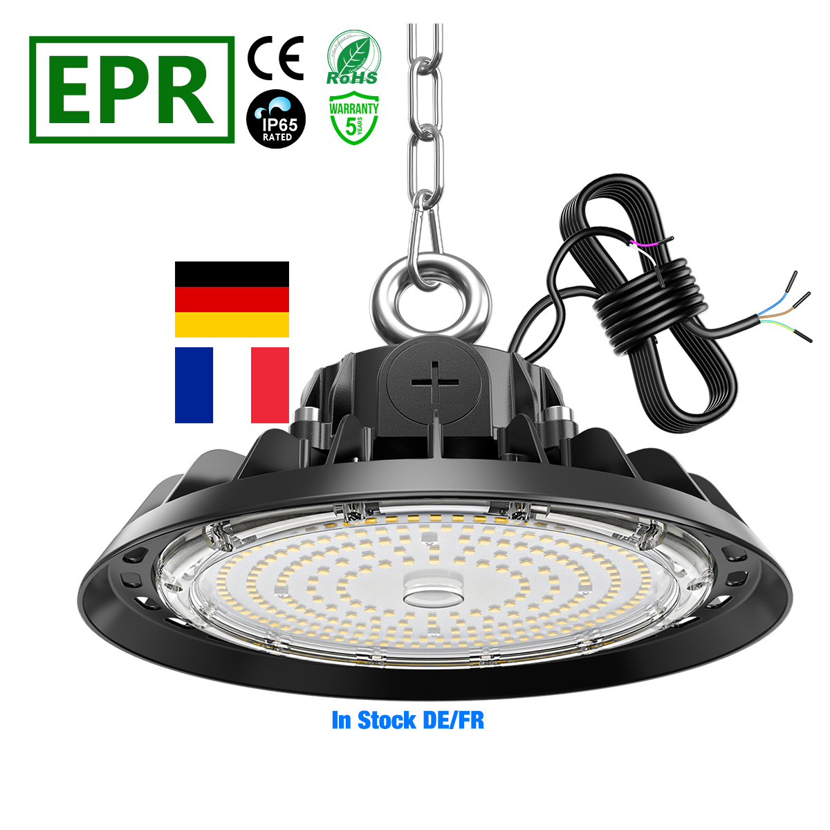 Super Bright UL ETL CE 150lm/w 250W 150W 200W 250W IP65 Highbay Lights
