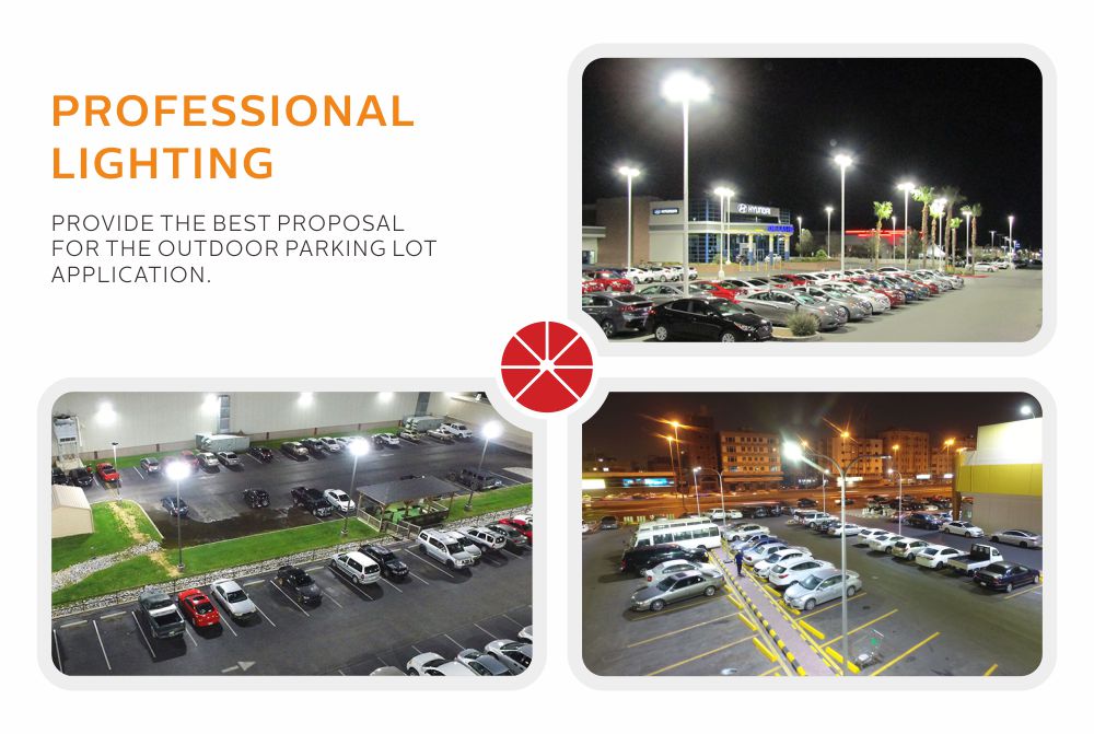 LED Shoebox Street Light Installation Application