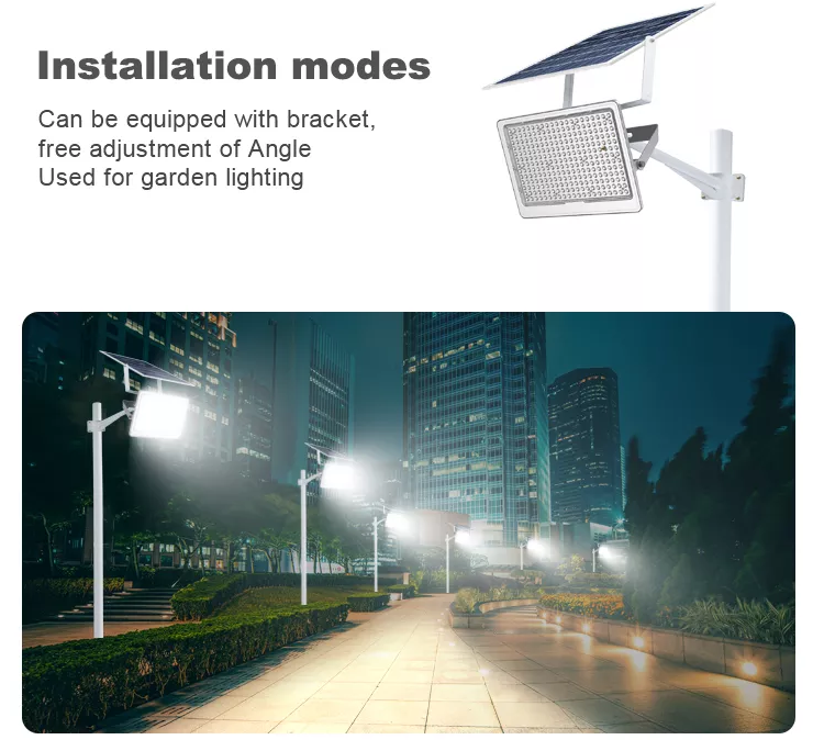 High Class Aluminium Housing Outdoor 25 40 60 100 200 300 W Led Solar Power Flood Light
