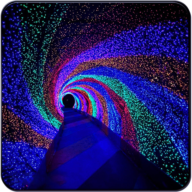 Festival Decoration Arch Lights Indoor and Outdoor Corridor Arched RGB Led Tunnel Light