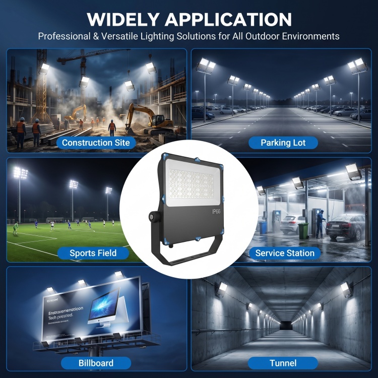 Modern Energy Saving 50-200W SMD LED Stadium Flood Light for Pool Side