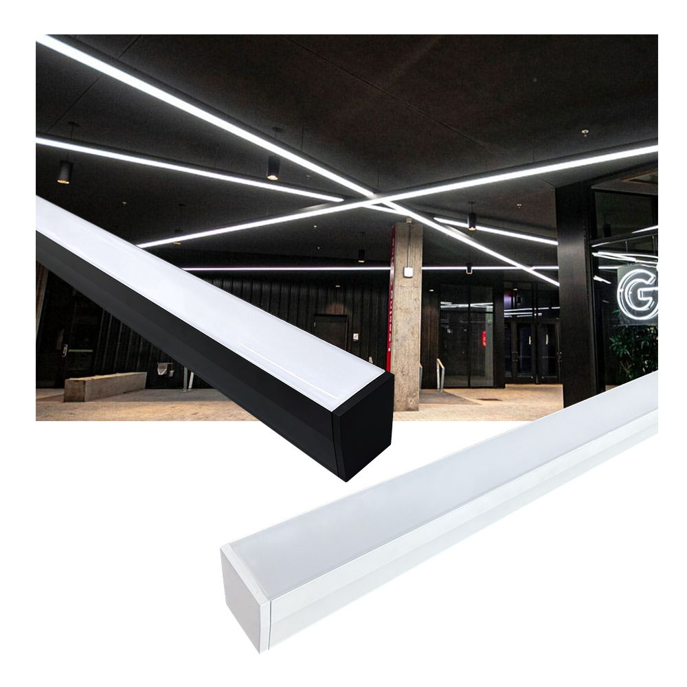140lm/w Controllable Silicon Dimmable LED Batten Linkable Linear Light Fixtures Bar Lights