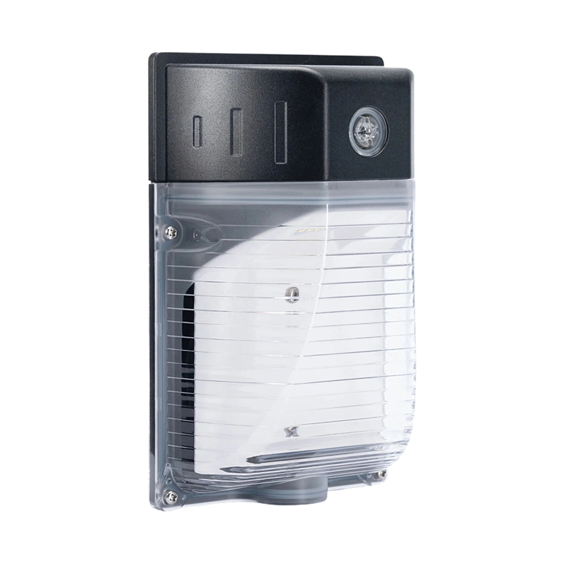 Commercial Dusk to Dawn Photocell Outdoor Garage Wall Lamp AC110-277V Human Body Induction Sensor LED Wall Pack Light