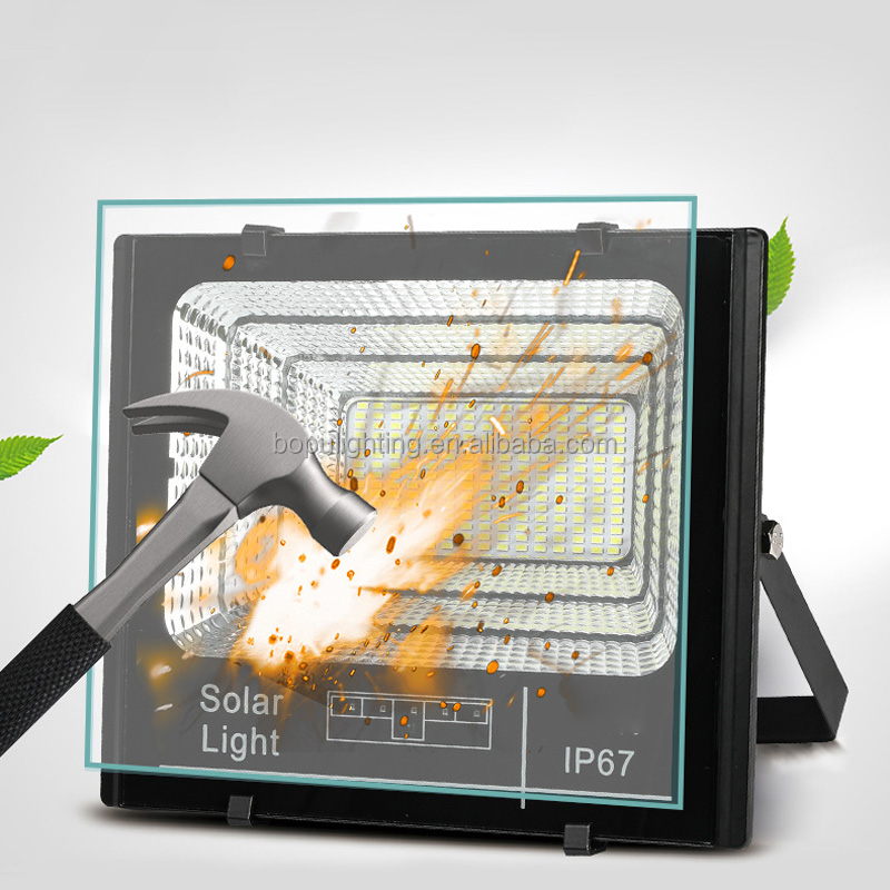 Outdoor Waterproof Reflector Floodlight with Remote Control Led Light Garden Yard Indoor Solar Lamp Outdoor