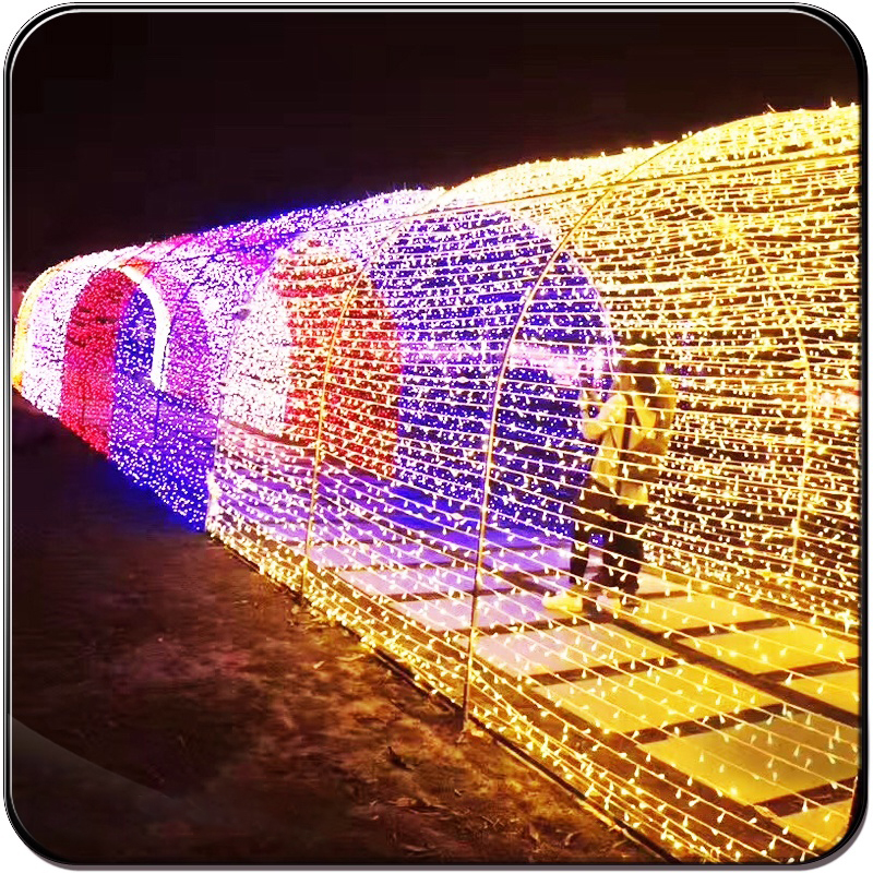 Festival Decoration Arch Lights Indoor and Outdoor Corridor Arched RGB Led Tunnel Light