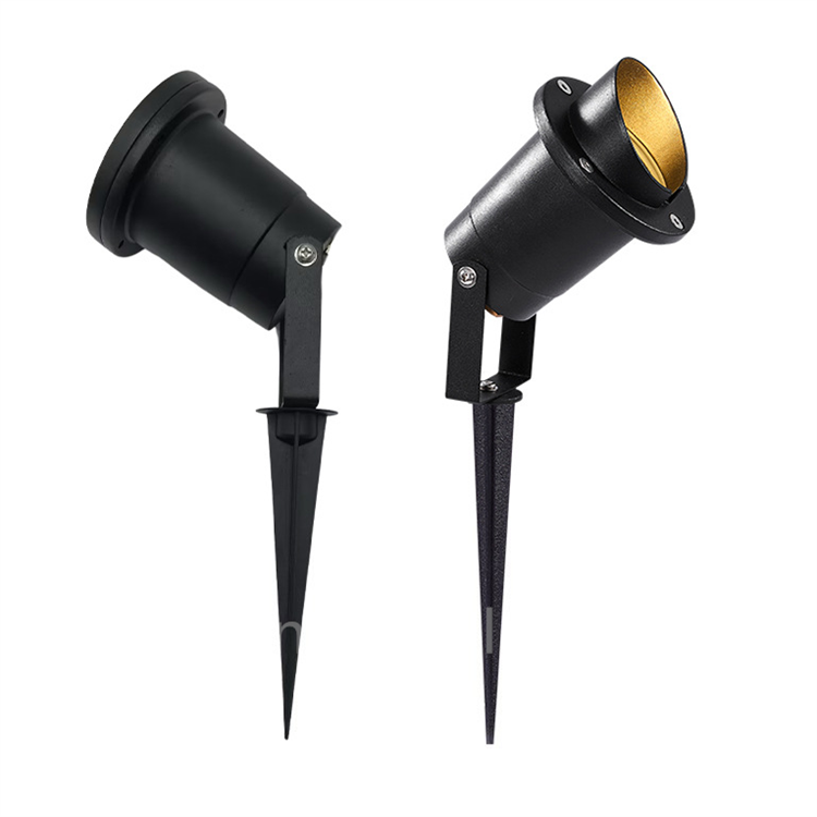 Outdoor IP65 220V 110v LED Garden Spike Light GU10 MR16 Bulb Spotlight 2700K Aluminum Body for Landscape and Lawn Lighting