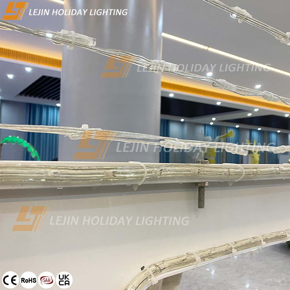 CE Large High Quality Square Decoration Smart Tunnel 3D Motif Lights Christmas Decorations