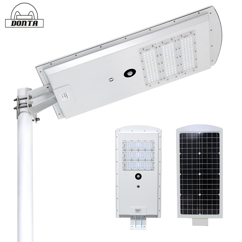 IP65 Waterproof Motion Sensor All in One Solar Powered Street Light 40w for Outdoor Neighborhood Road