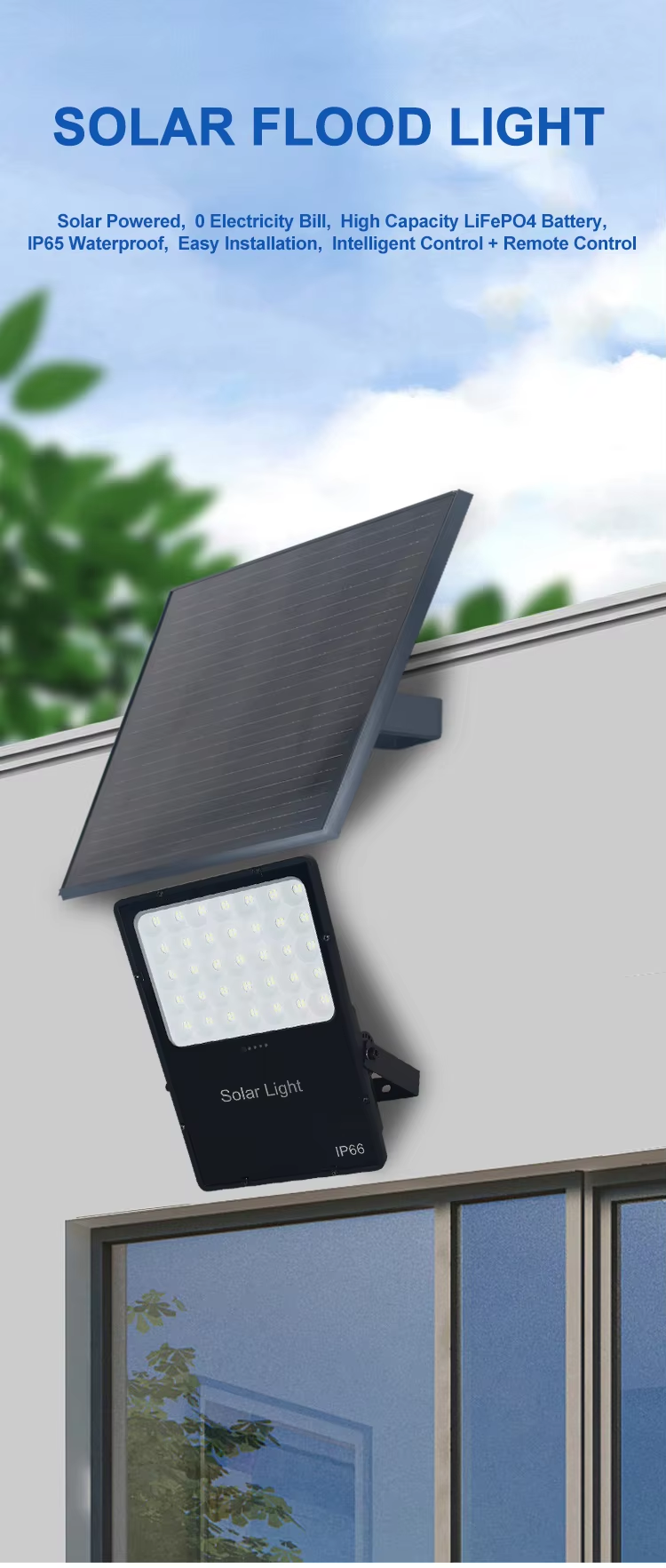 Solar Flood Light Main Overview