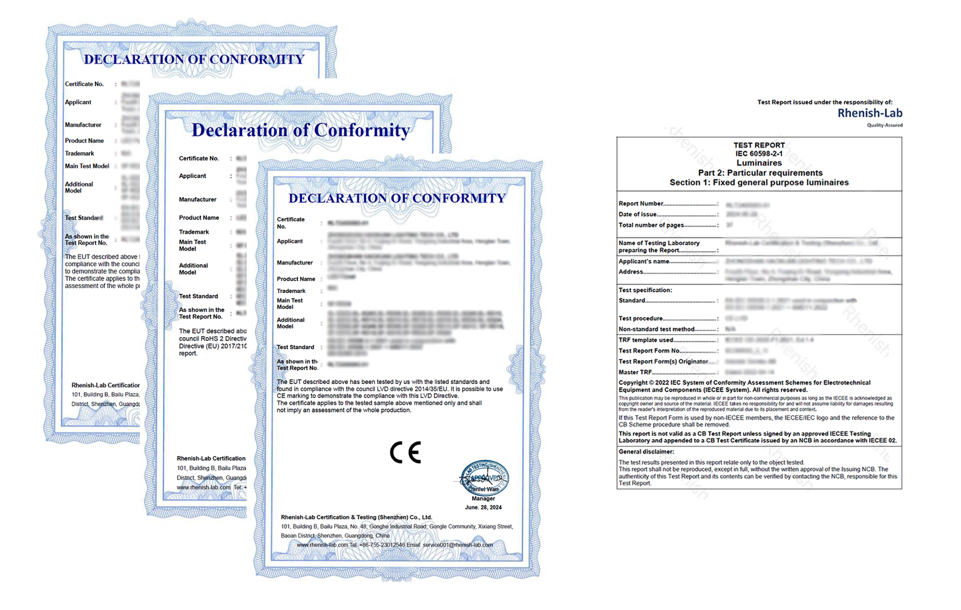 Certifications