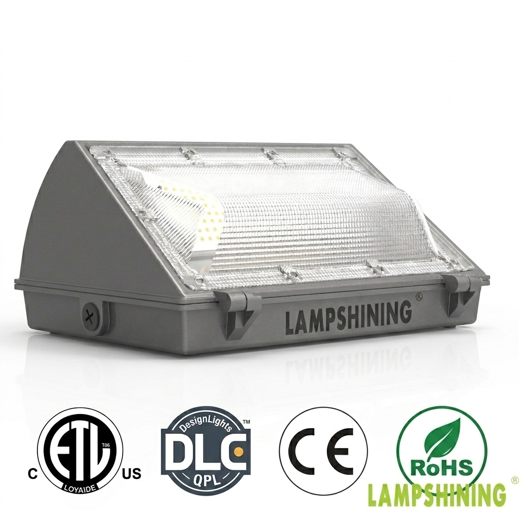 120W LED Wall Pack Light 150lm/W ETL DLC IP65 30000lumen Aluminum Dusk to Dawn Outdoor Commercial Security Lighting 5Y Warranty