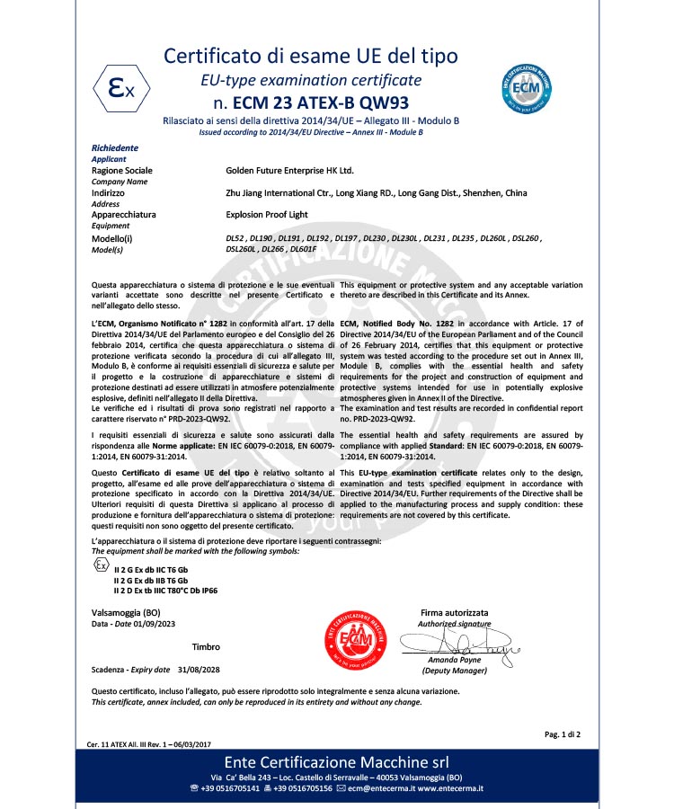 Certification 1