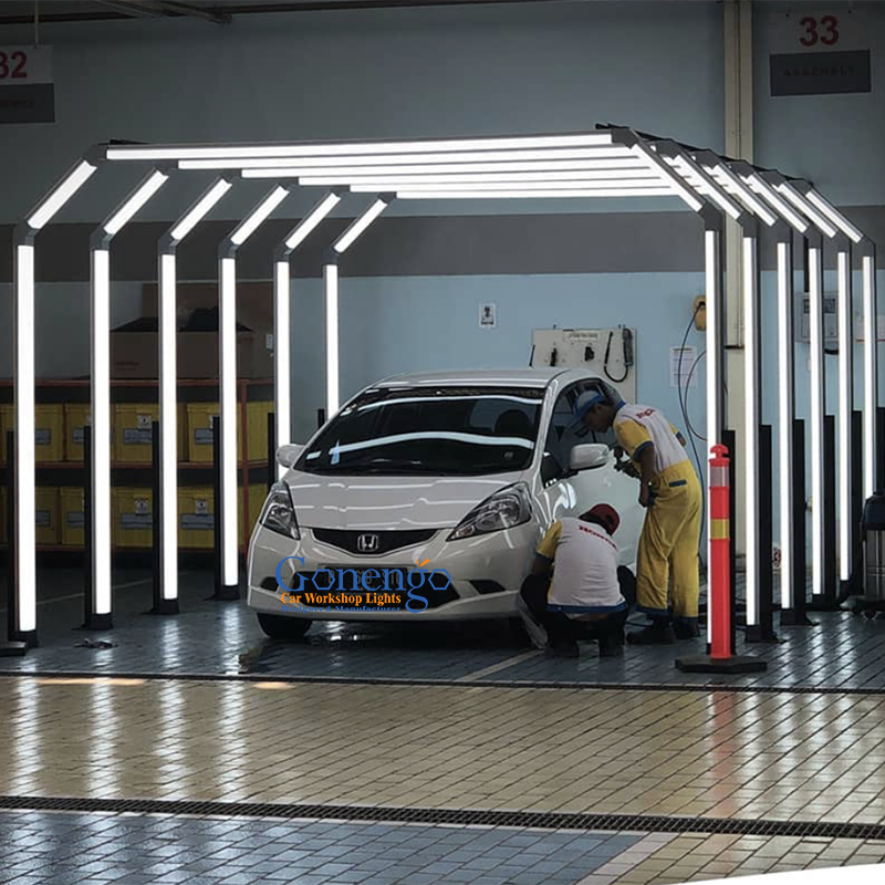 Wholesale Maintenance Bay Car Detailing Exhibition Inspection Auto Workshop Garage Tunnel Light