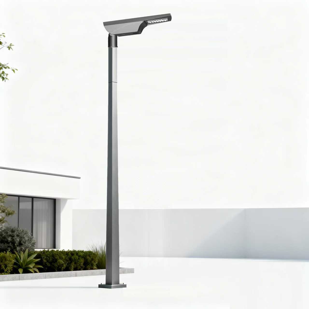 JYTL09 IP66 DC3.2V 10-50W 11000lm Integrated All-in-One Solar Street Light For Public Lighting