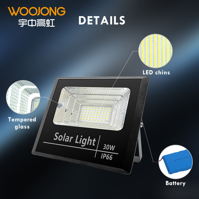 IP65 100W 400W 1000W Solar LED Projector Flood Light Garden Solar Light