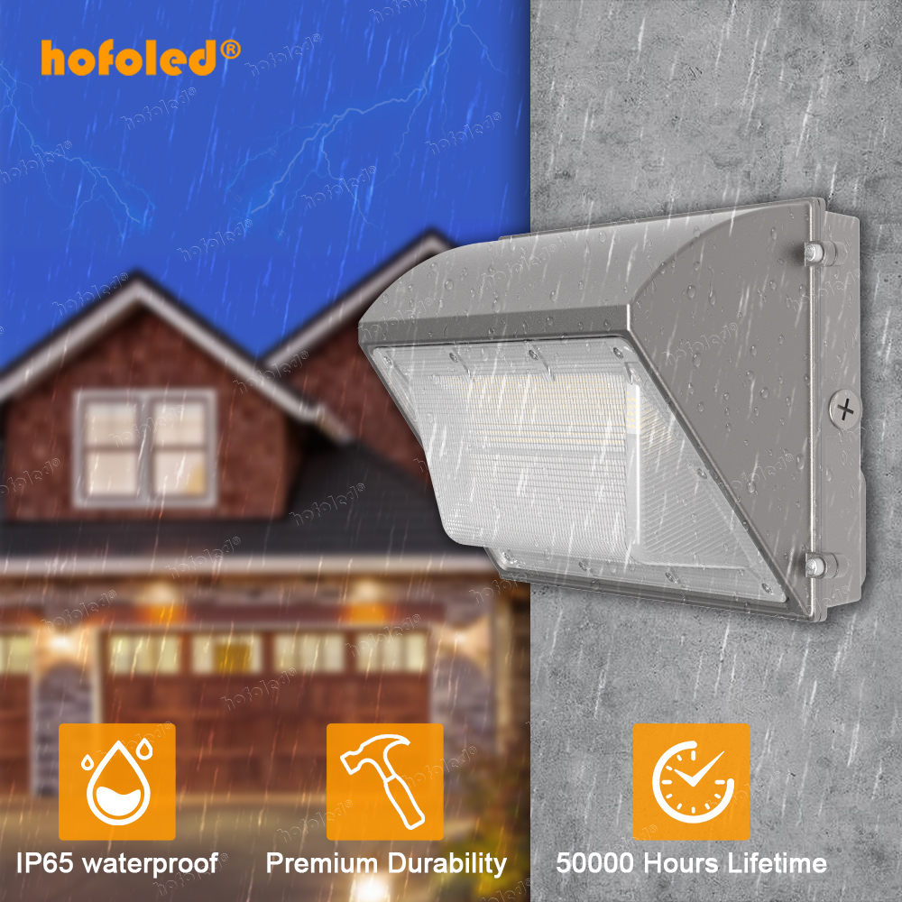 60W 100W 120Watt Outdoor Indoor Lighting Security Porch Light 100-277VAC LED Wall Pack Lights for Stadium Building Parking Lot