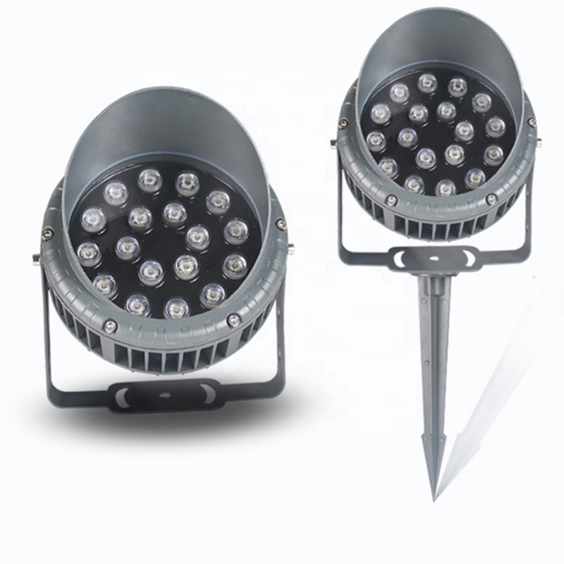 IP66 Outdoor Colors RGB LED Garden Tree Flood Light High Lumen Most Powerful Landscape Projection Light 12W 48W AC85-265V