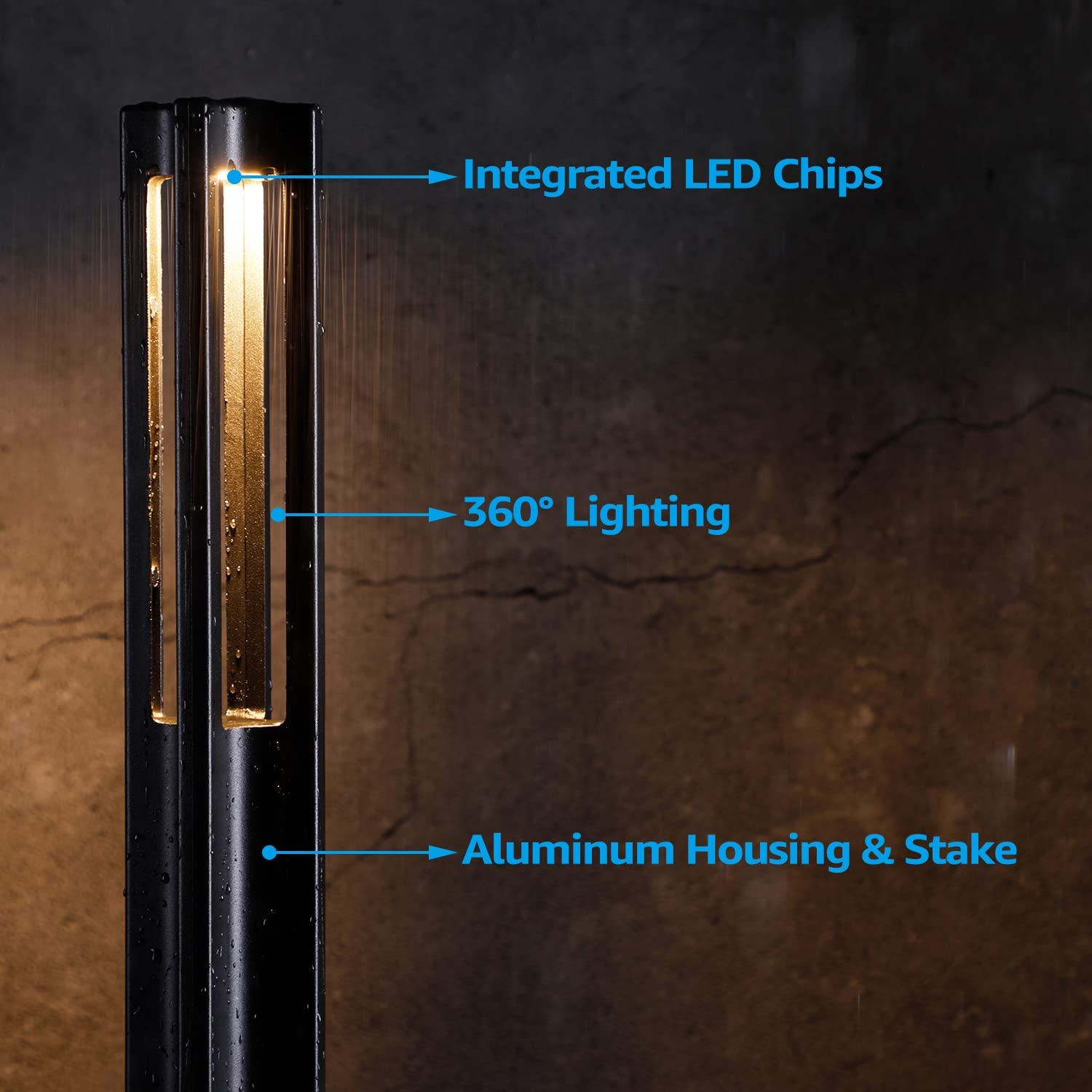 Outdoor Garden LED Pathway Lights 12V Low Voltage Waterproof Yard Decoration Fixture Modern with Spike