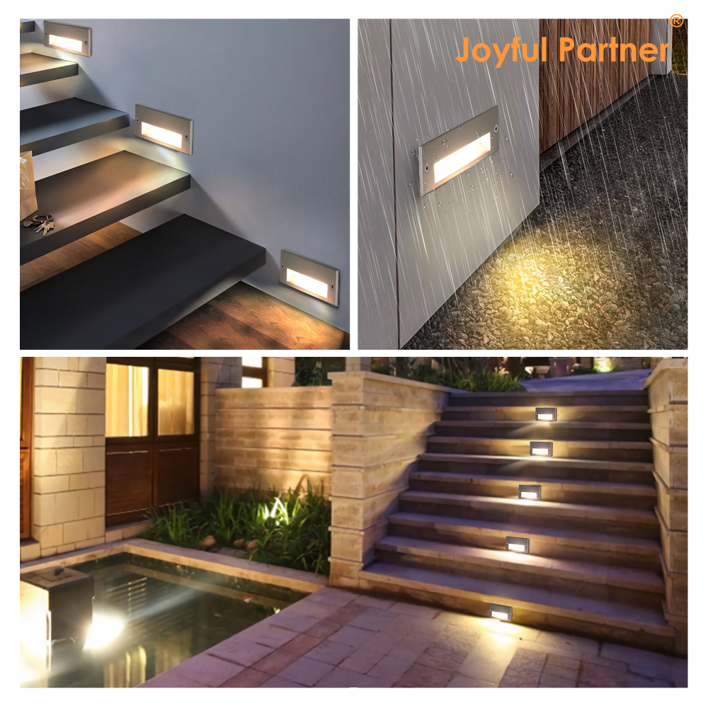 High Quality Wholesale Aluminum IP65 Rated Rectangle 220V 5W 3000K LED Wall Pack Walkway Lights Mini Tall Pack Lamp