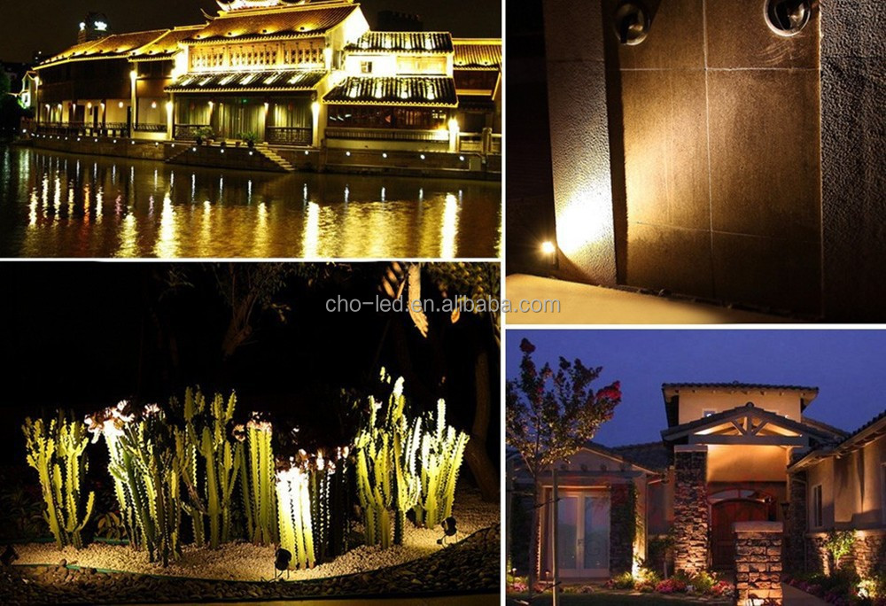 GU10 MR16 Garden Spike Light Application 2