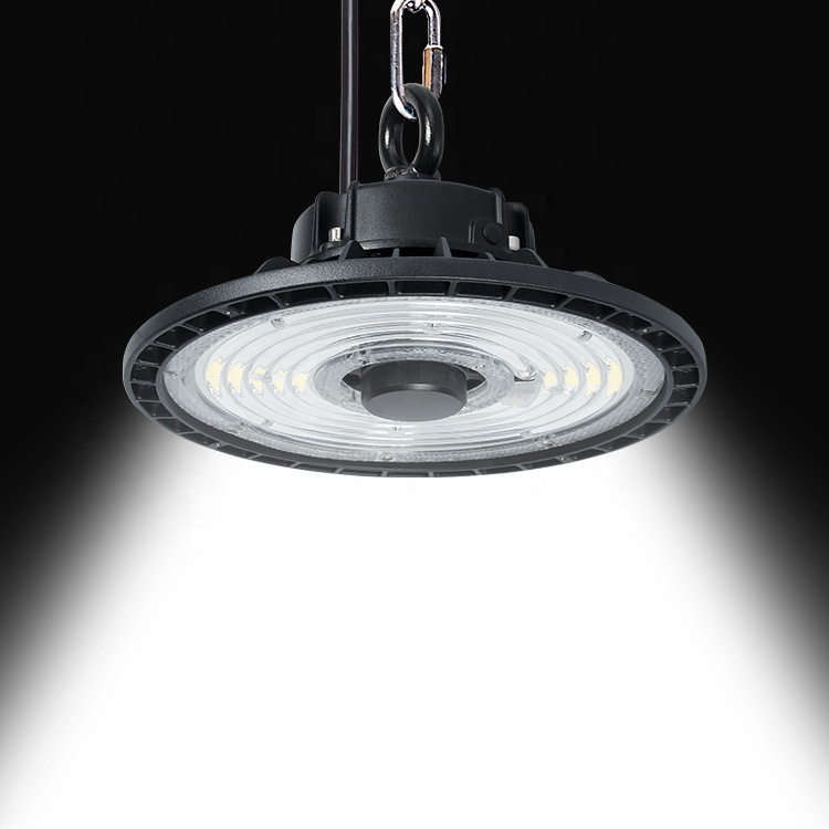 5 Years Warranty IP65 Dimmable Motion Sensor 100W 150W 200W 240W Warehouse UFO High Bay LED Lights