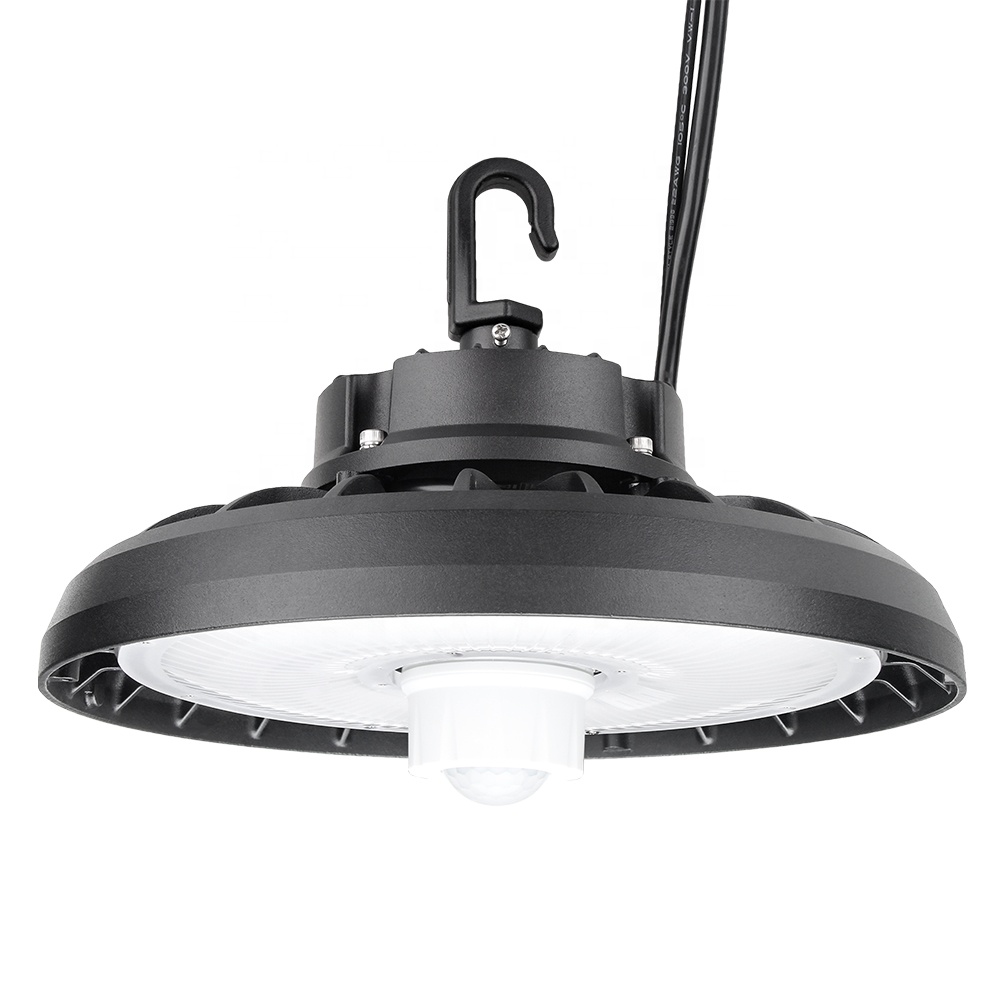 Minglight 3 CCT 3 Power Selectable UFO HighBay Light 100W-300W Warehouse LED UFO High Bay Light Aluminum Lamp Body ETL Certified