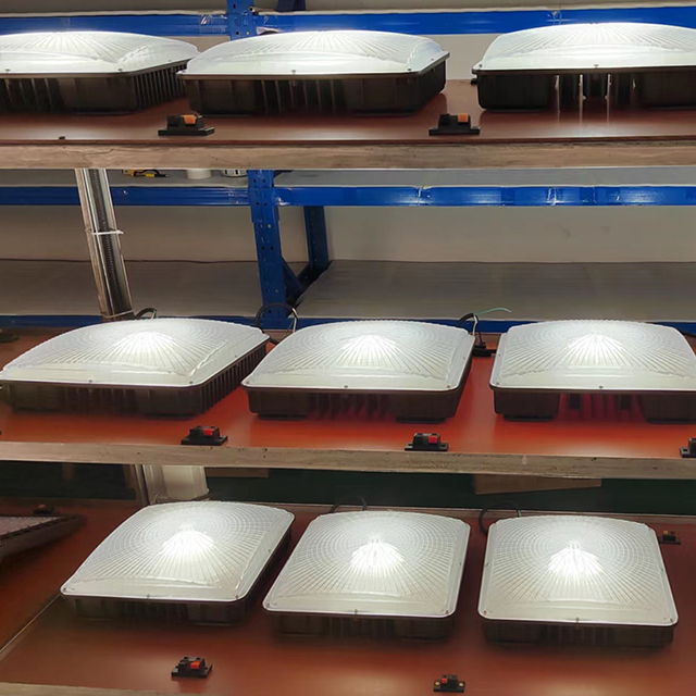 IP65 Waterproof Ceiling Installation Parking Garage Lights 100w Led Canopy Lights for Gas Station