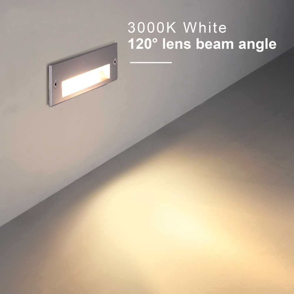 High Quality Wholesale Aluminum IP65 Rated Rectangle 220V 5W 3000K LED Wall Pack Walkway Lights Mini Tall Pack Lamp