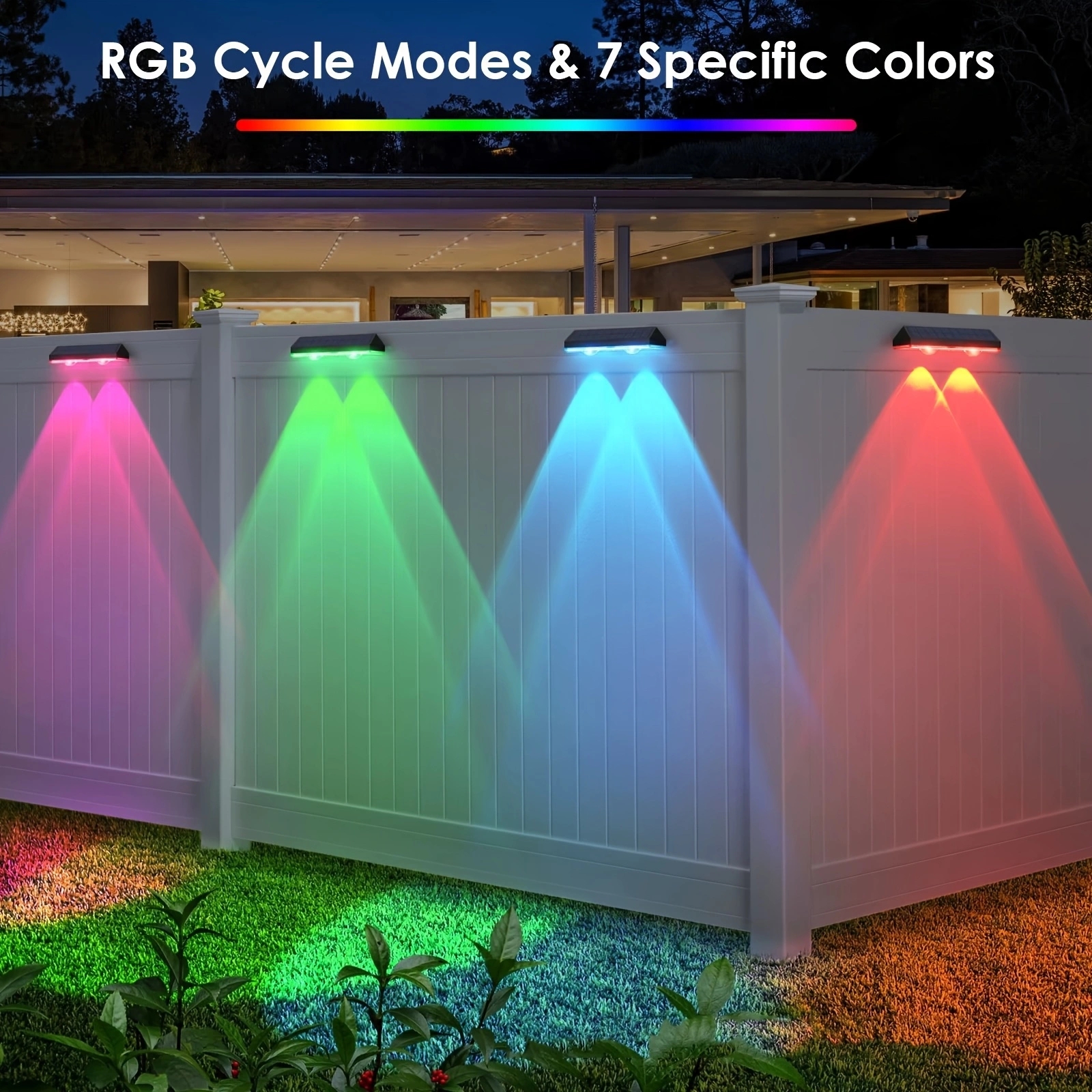 Hot Selling Dimmable Outdoor Waterproof Garden Villa Wall Light Decoration up and Down ABS Led Solar Wall Lamp LED Lights