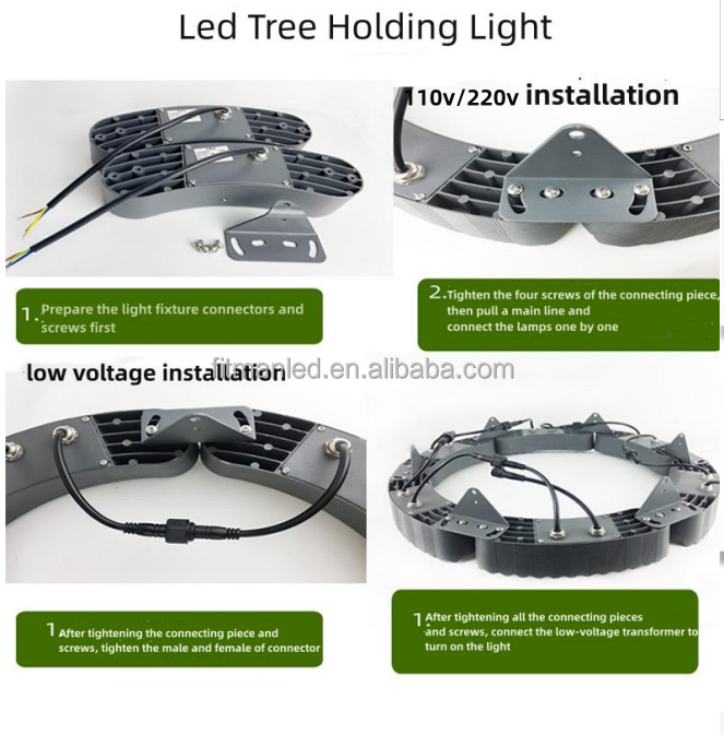 LED Solar Hug Tree Light 10