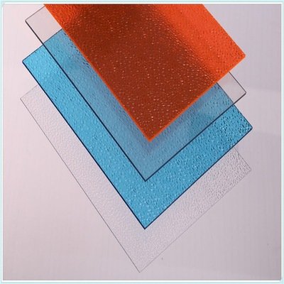 Long Lasting Solid Polycarbonate Panel Multi Color High Strength UV Resistant For Warehouse And Canopy