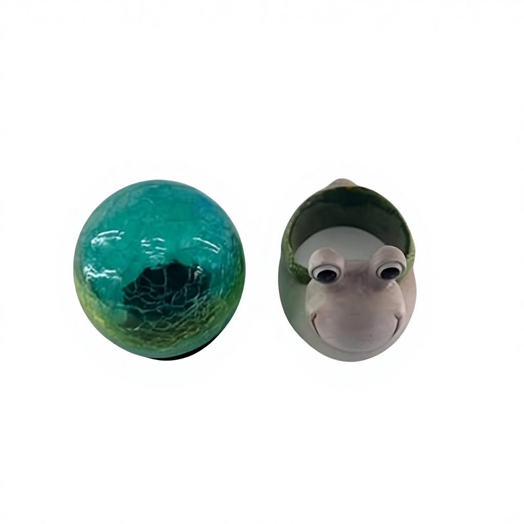 Low MOQ Resin Snail-Shaped Crystal Ball Garden Solar Lights IP44 Water-Resistant AA Battery 360 Beam Angle for Outdoor