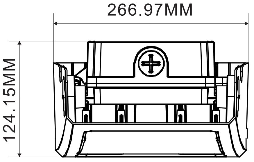 Dimensions 100W 120W Side
