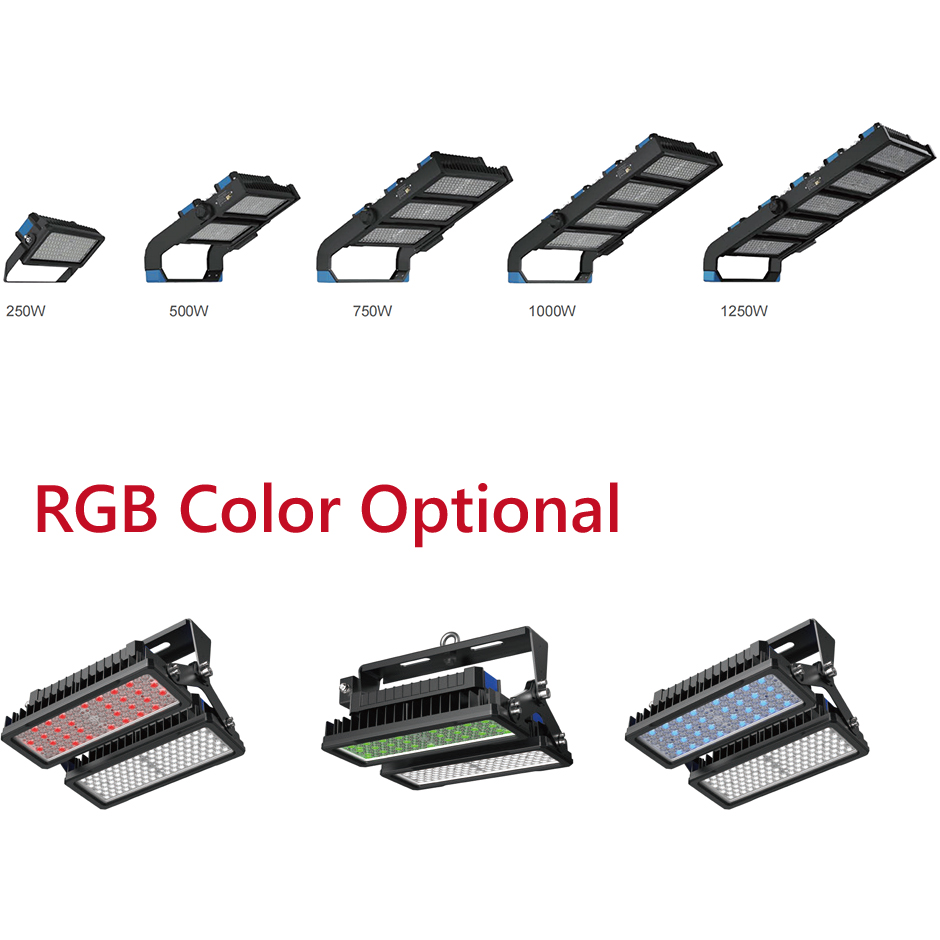 High Power 1000W for Football Field Tennis Court Plaza IP66 Sports Light Led Flood Light