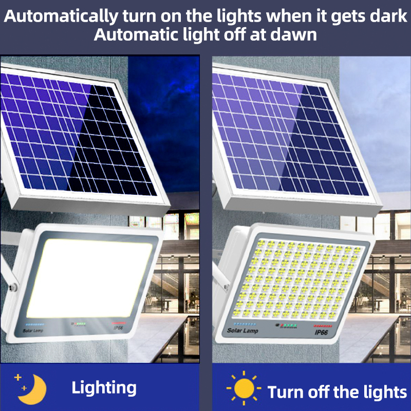 100W-400W IP65 Aluminum Solar LED Flood Light for Road Outdoor Use