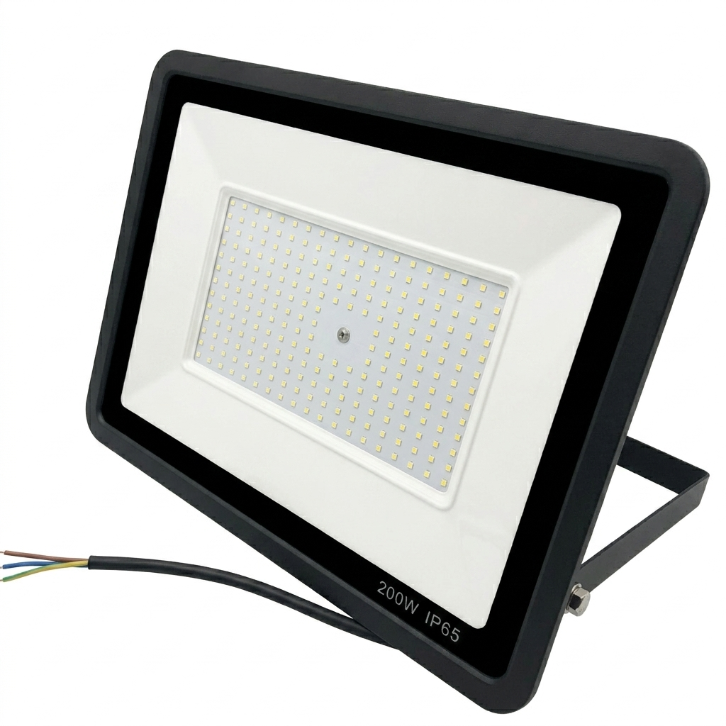 High Brightness IP66 Waterproof Outdoor Stadium Lighting Flood Light AC220V 200W Yard Large Scale Lighting