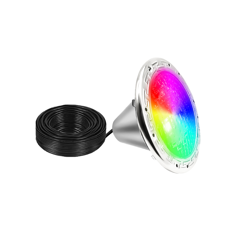Refined 100ft 10 Inch Pentair 12VAC 120VAC Color Changing RGB LED Landscape IP68 Rated Pool Lighting Replacement Fixture