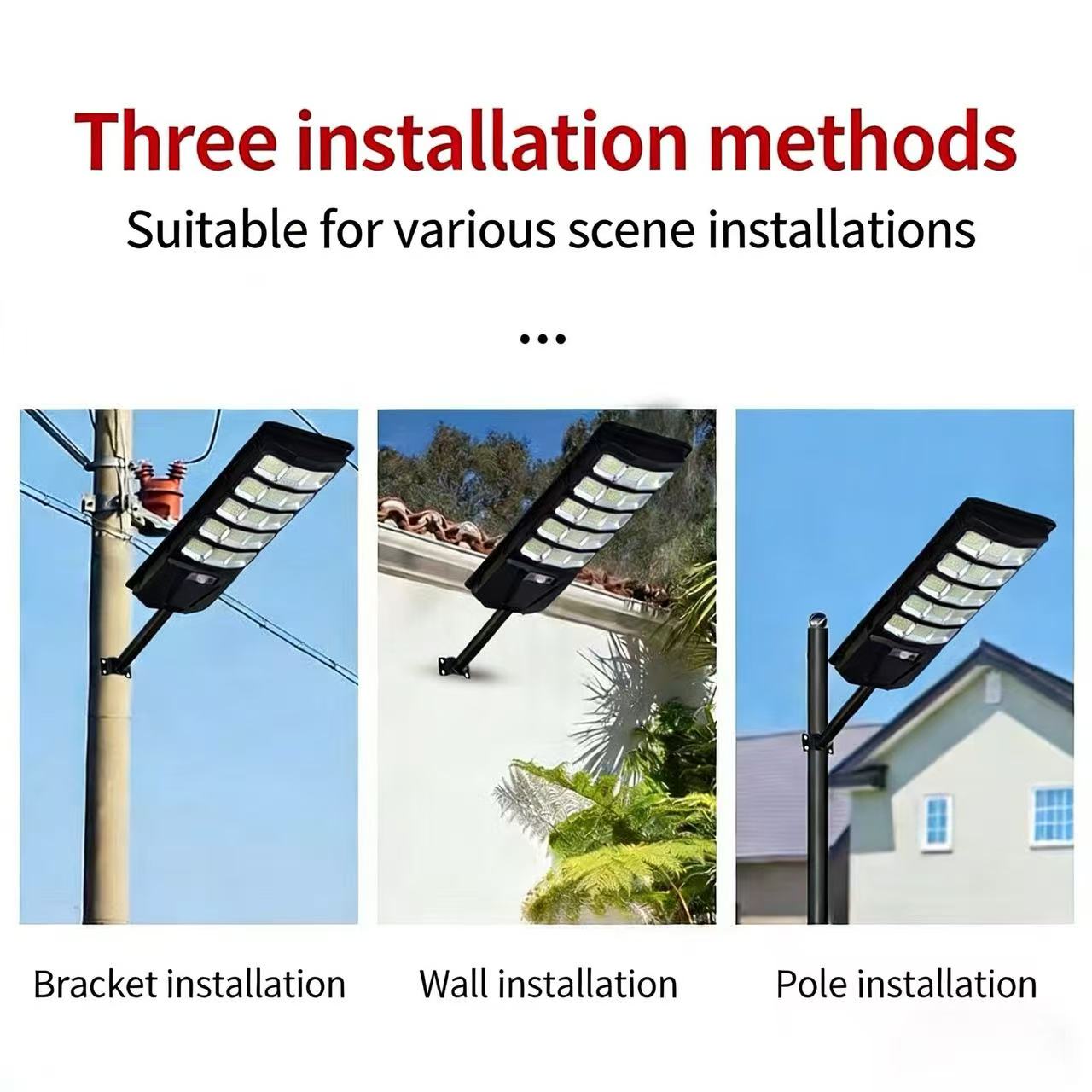 New All-in-one Solar Street Light Waterproof Human Body Induction Outdoor Light Integrated Household Courtyard Road Lighting