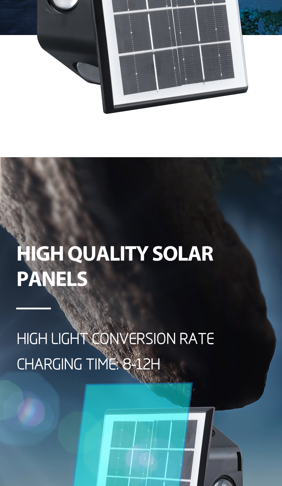 NEW Wall Lamp Solar Powered Outdoor Waterproof PHOTOELECTRIC INDUCTION Garden Lamp Fence Landscape RGB Solar Wall Lights