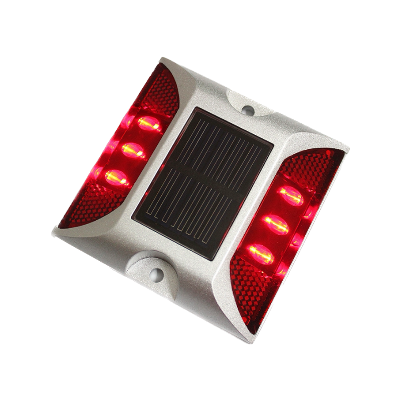 Factory Direct Sale Best White Aluminum Led Cat Eye Solar Road Stud IP68 Waterproof >800m Visual Distance Energy Tunnel Light