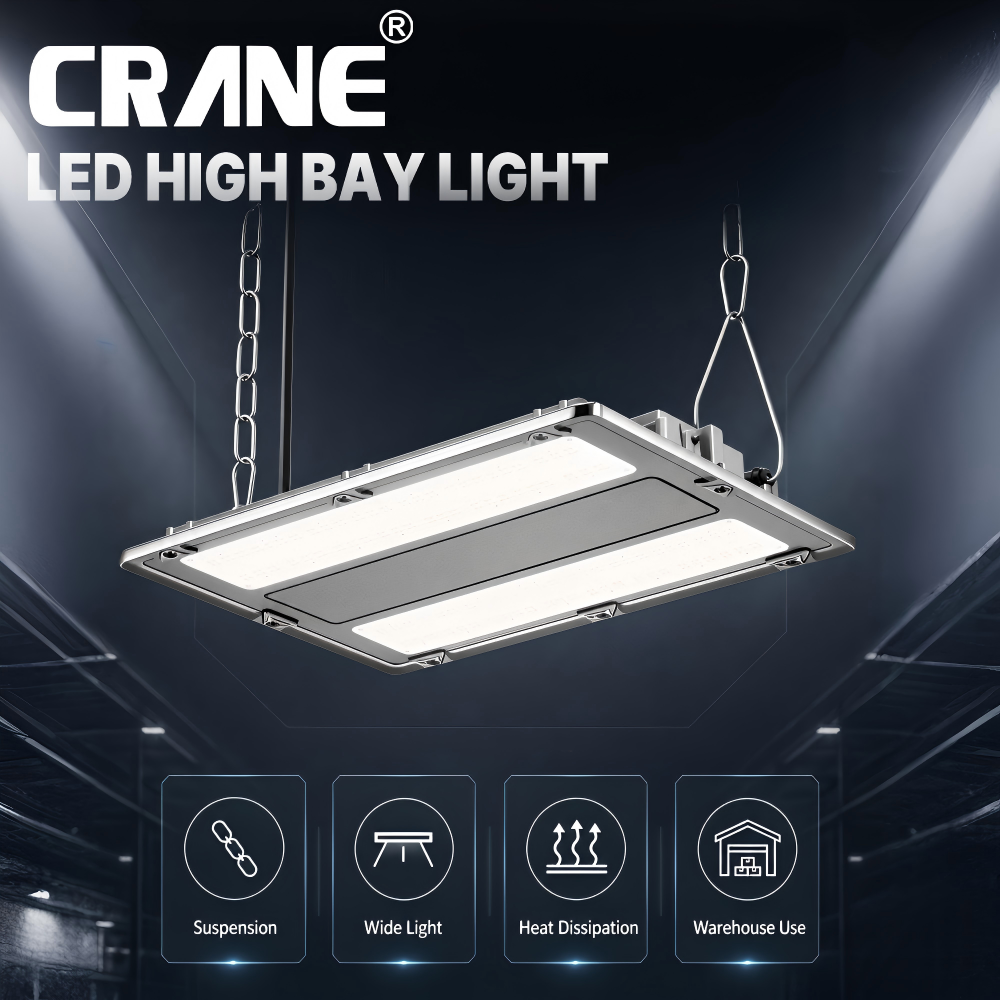 2FT 4FT Canopy Warehouse LED Panel Linear High Bay Light