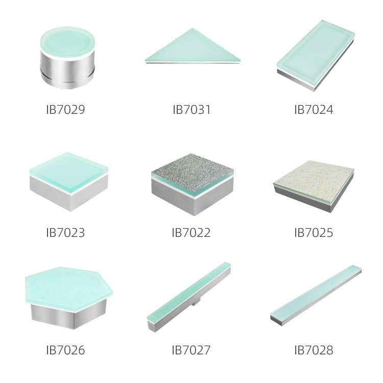 Outdoor Road Pathway Round Square RGBW IP67 1.3W 6W Toughened Glass Ground Recessed Inground LED Paver Brick Light