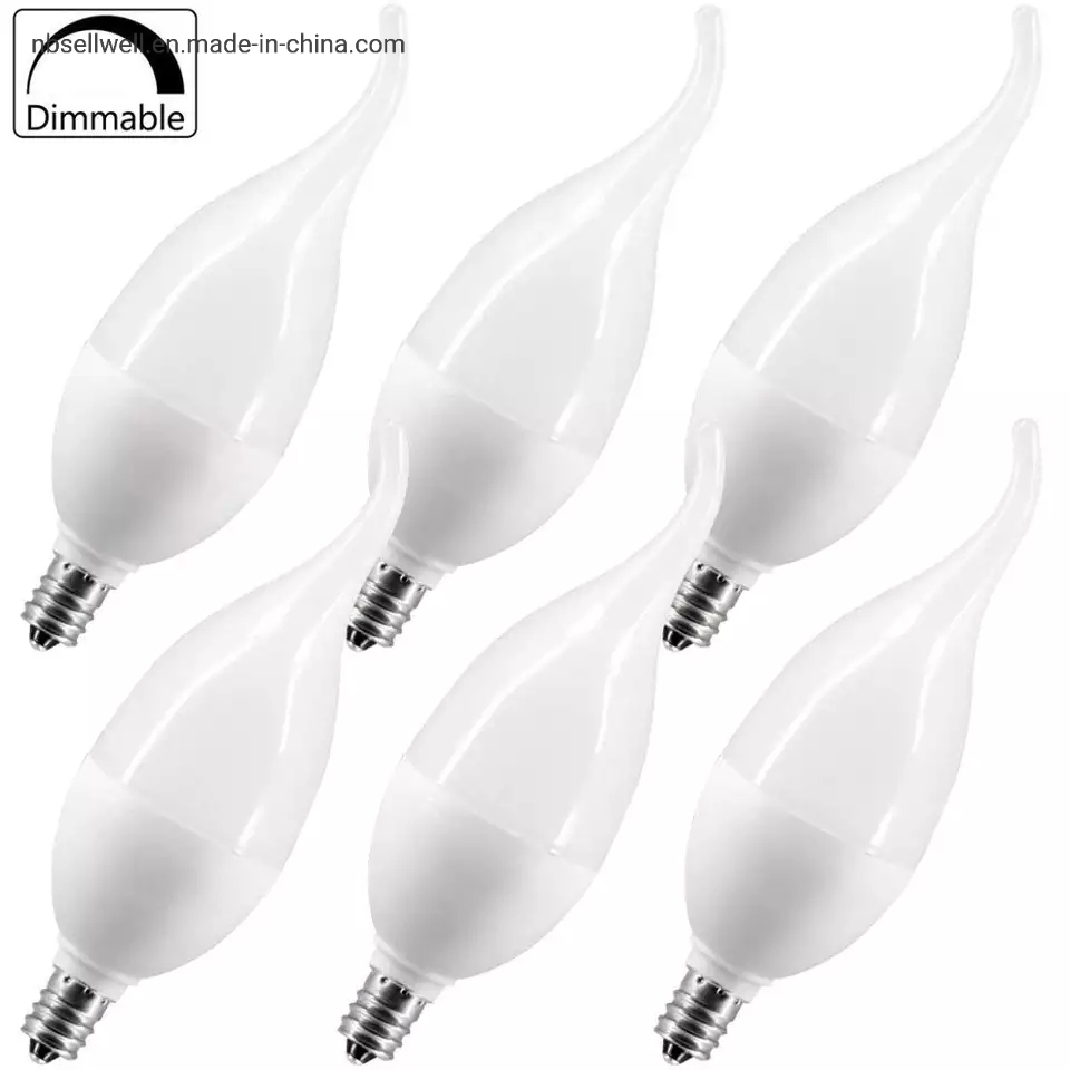 LED Candle Bulb Light Spotlight Bluetooth C37 3-7W E14 E27 Tail Lamp Filament Chandelier Bulb