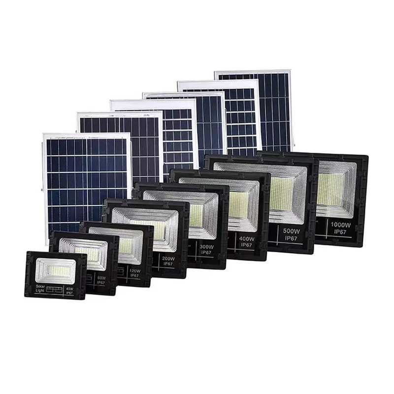 Outdoor Solar Light High Lumen Solar LED Flood Light 60W 100W 200W 300W 500W 800W Solar Yard Light