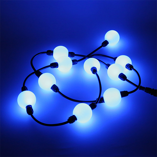Pixel Mapping Color Changeable String DMX 3D LED Solid Ball Light