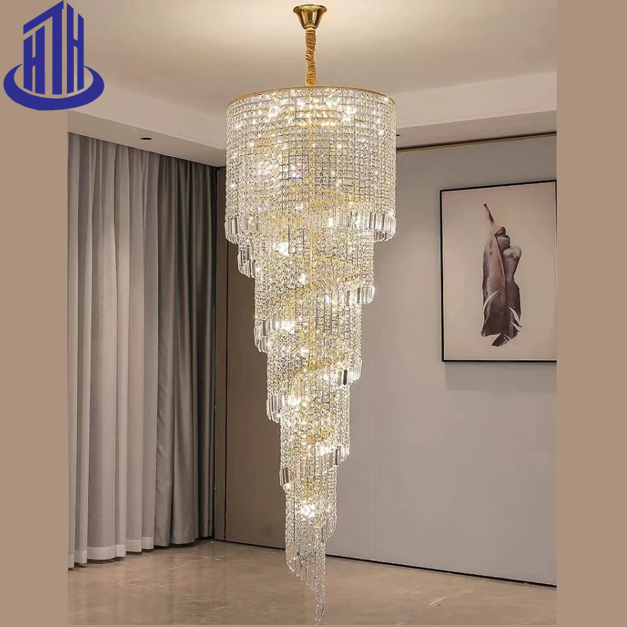 Customized Architectural Crystal Luxury Ceiling Hanging Lighting (118)