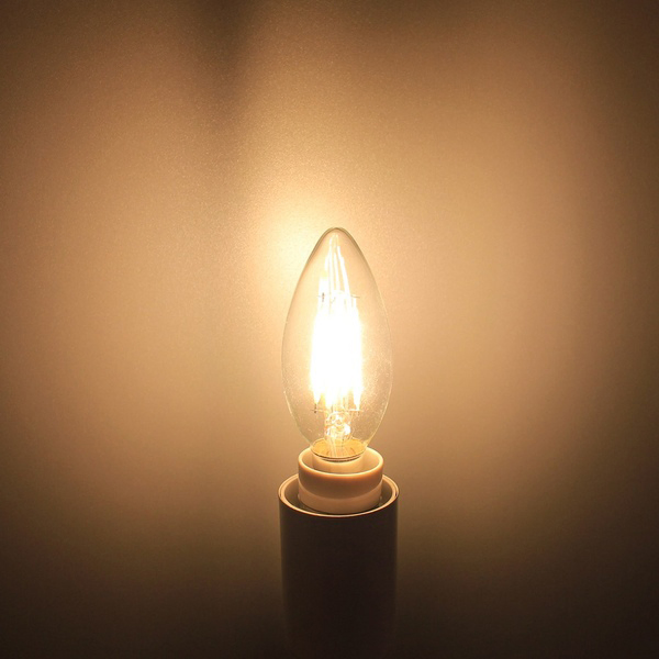 Amber Clear 2W 4W 5W C35 C3t Dimmable LED Vintage Edison Filament Bulb Light